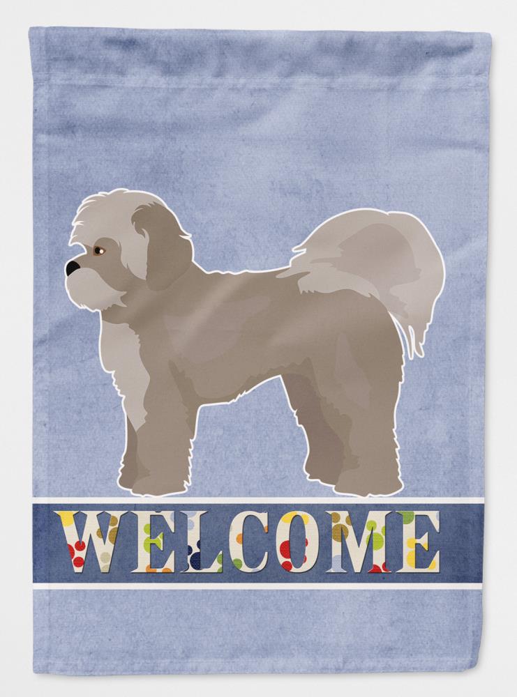 Multicolor Large Caroline's Treasures SS8022CHF Bearded Collie Flag Canvas House Size