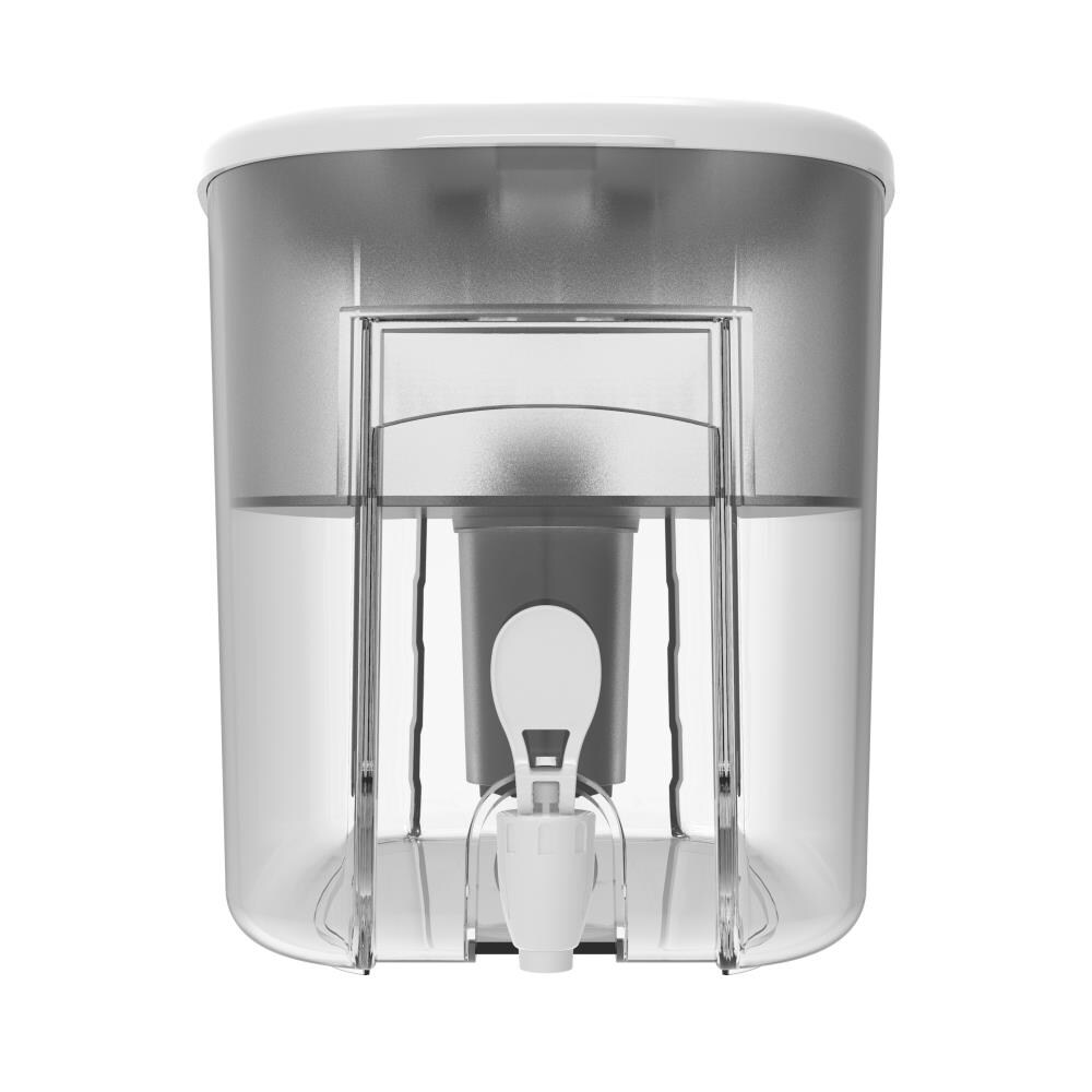 Drinkpod Alkaline water dispenser 2.4 g 40-Cup White Water Filter Pitcher