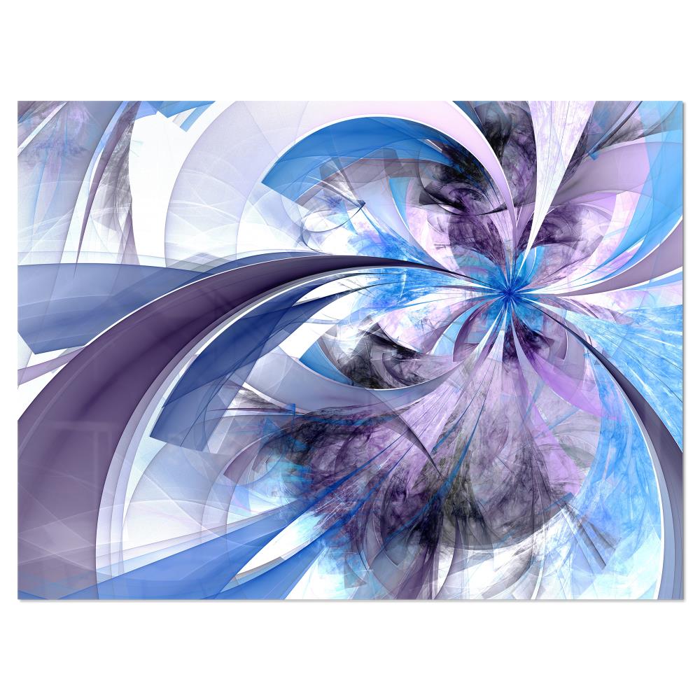 Fractal Art Abstract Home Decor Purple Blue Metal Light Switch Plate Cover 