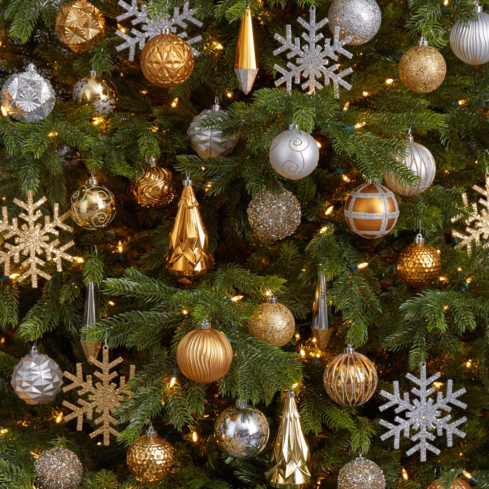10ct FREE SHIPPING Decoris Brown/Bronze Shatterproof Christmas Ornaments 