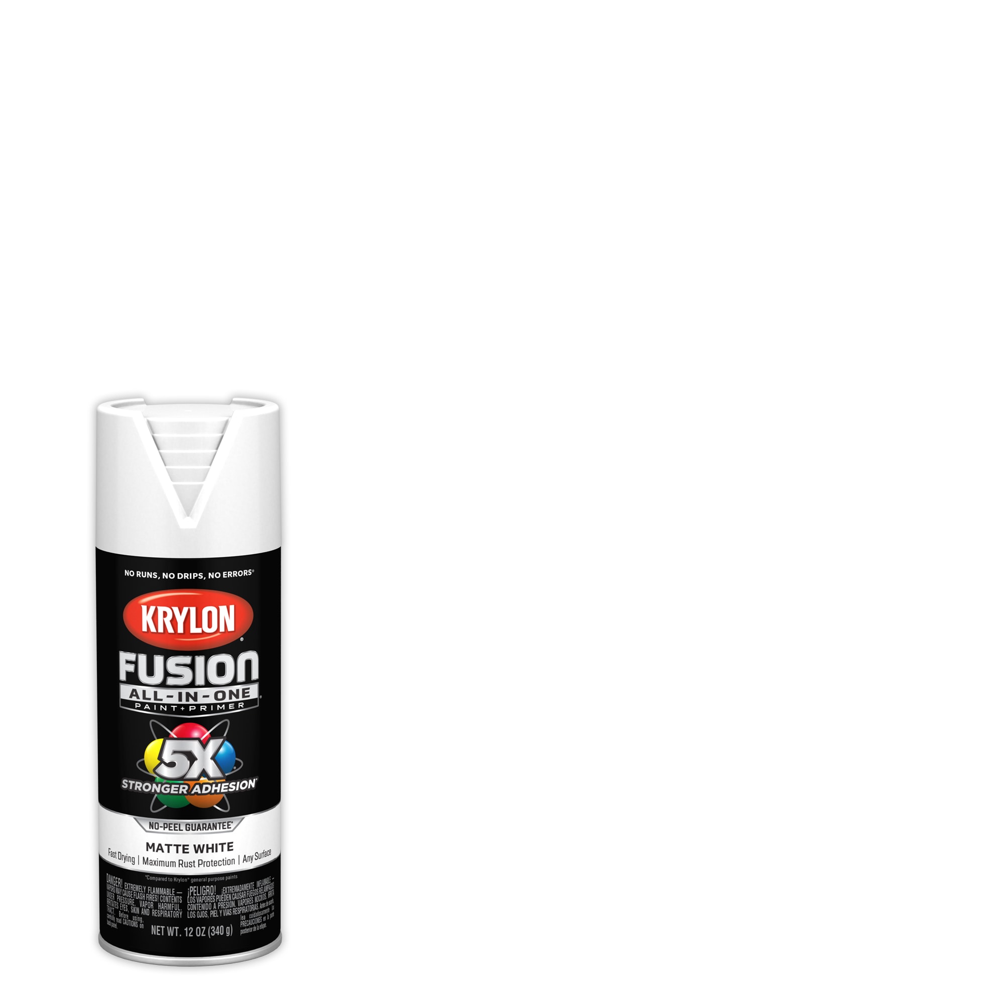 Absence Overdraw Pornography Krylon FUSION ALL-IN-ONE Matte White Spray Paint and Primer In One (NET WT.  12-oz) in the Spray Paint department at Lowes.com