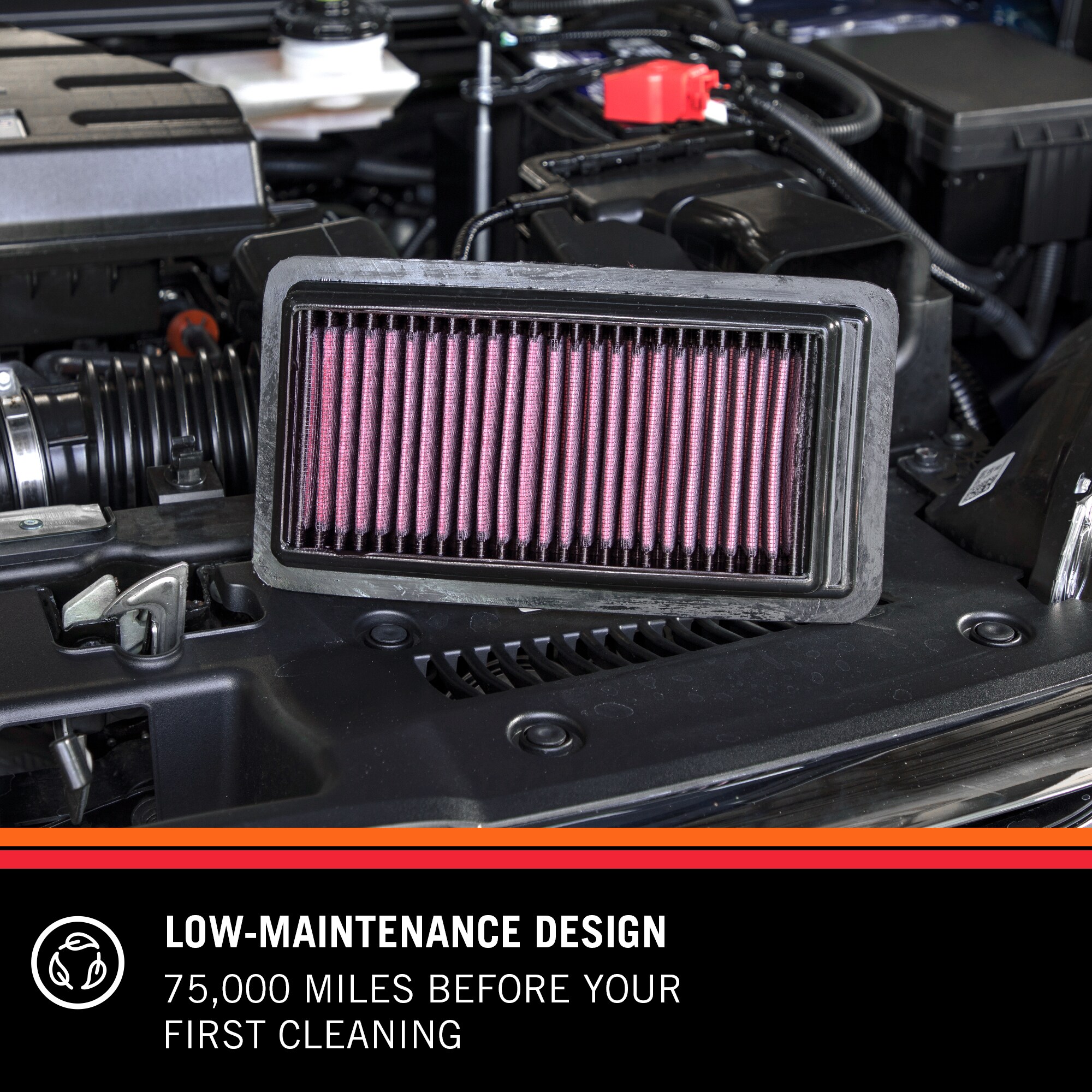 K&N K&N Engine Air Filter: High Performance, Premium, Washable, Replacement Filter: 2013-2016 Dodge Dart, 33-2491
