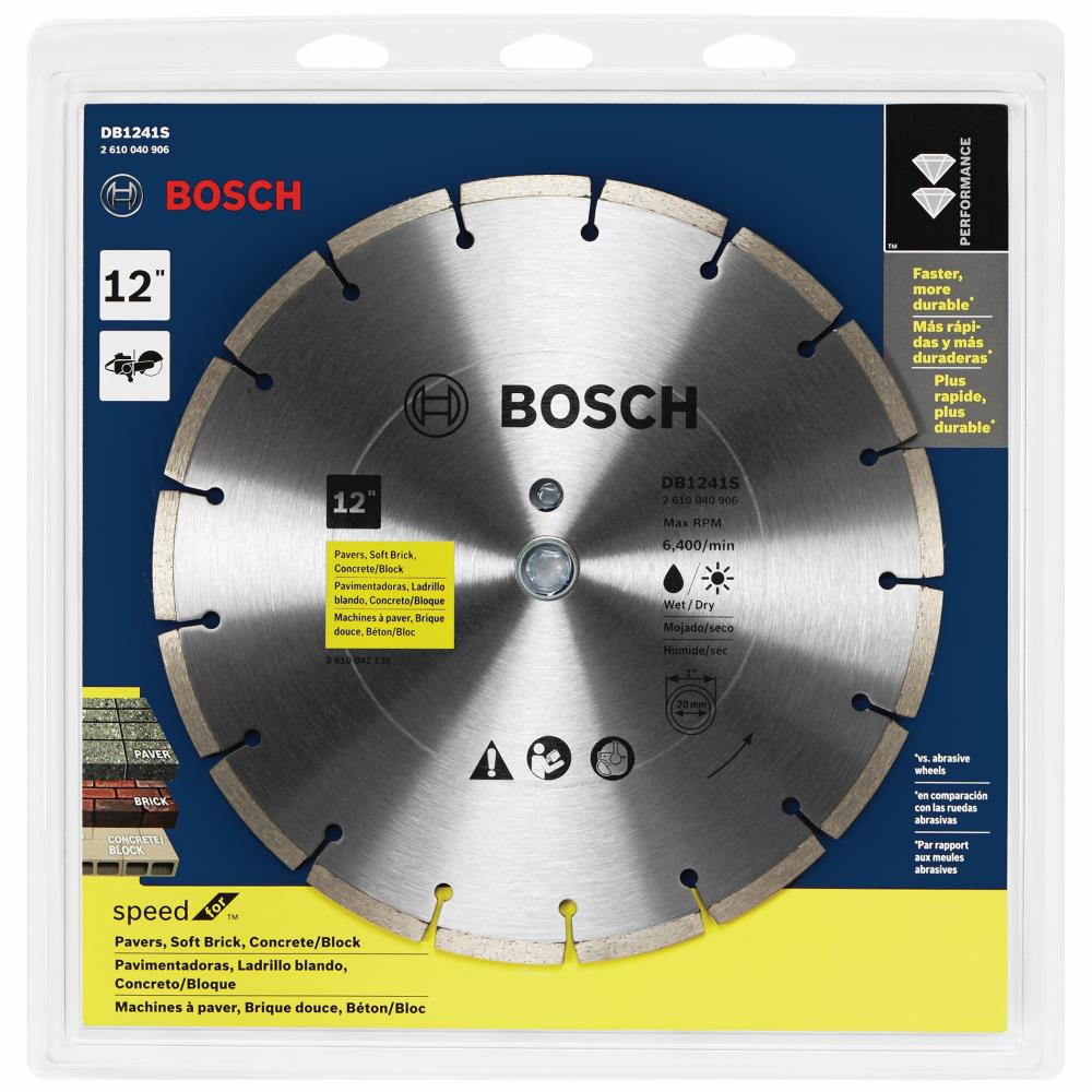 2 pack-12 inch Profession diamond blades for concrete,paving stones and 