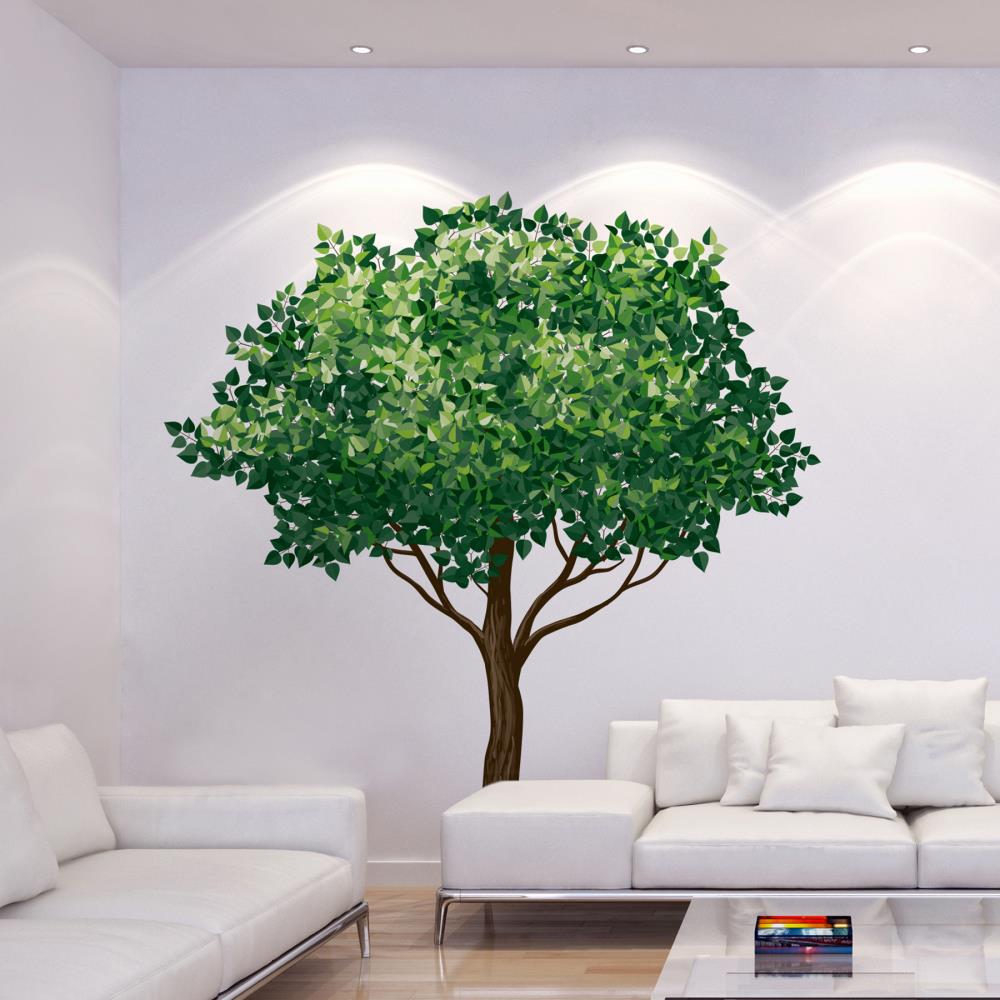 Home Decor Line Tree In The Wind Wall Decals