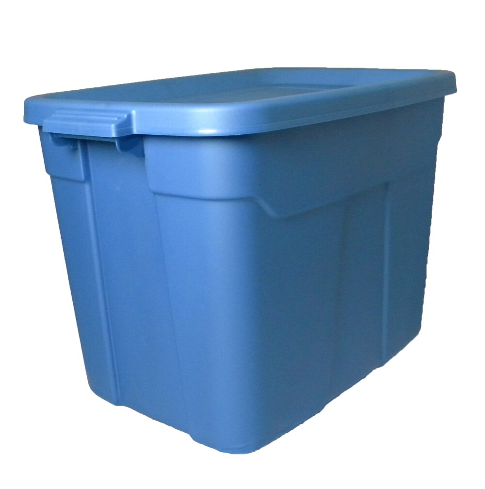 blue storage tote