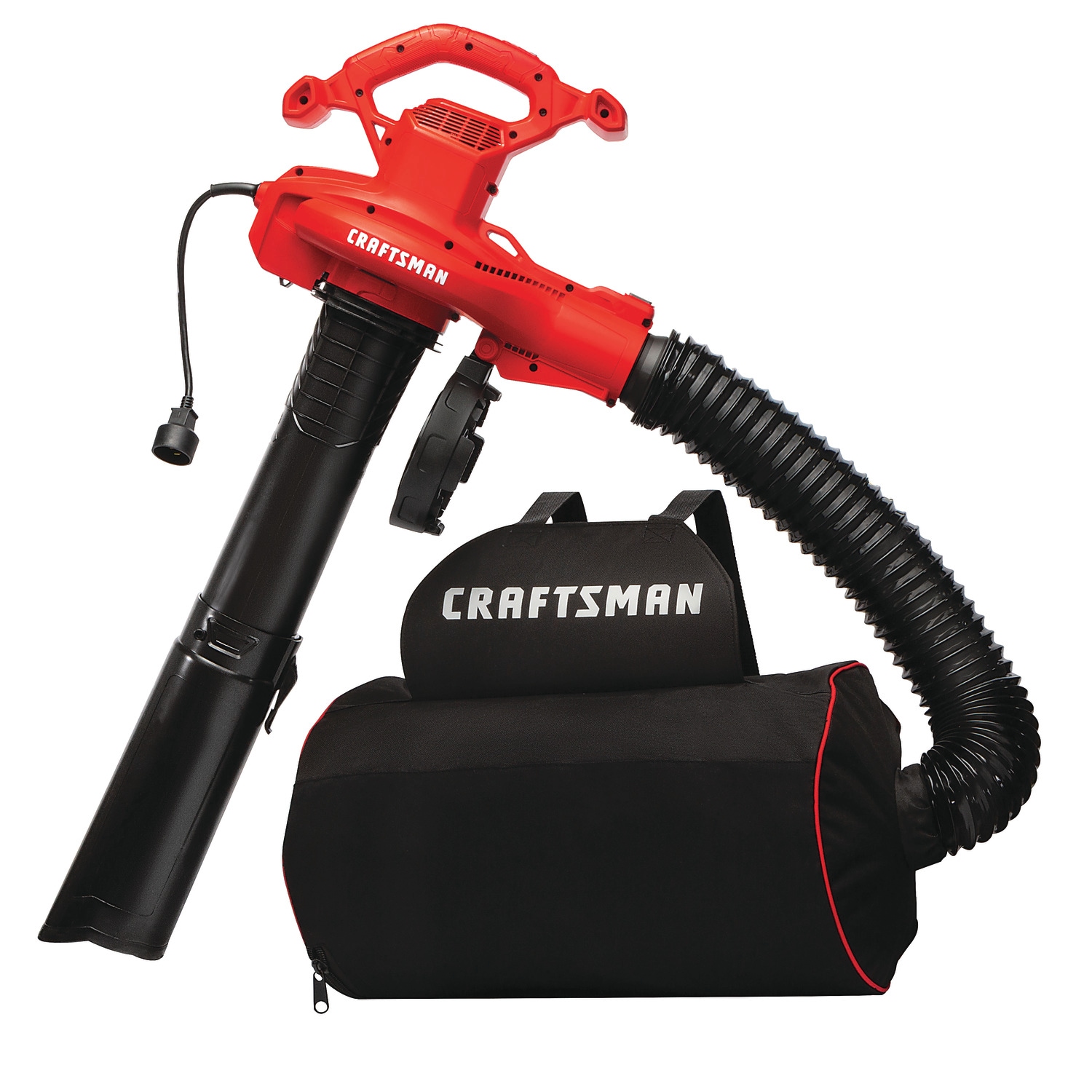 CRAFTSMAN 12-Amp 450-CFM 260-MPH Corded Electric Leaf Blower (Vacuum Kit Included)
