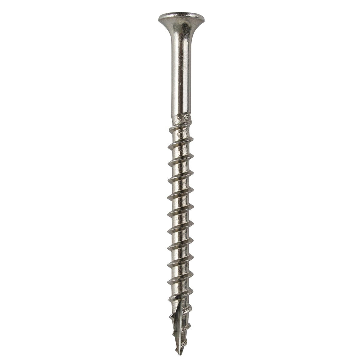 #10 x 2 1/2" Stainless Steel Square Drive Wood Deck Screws Grip Rite 50 Pieces 