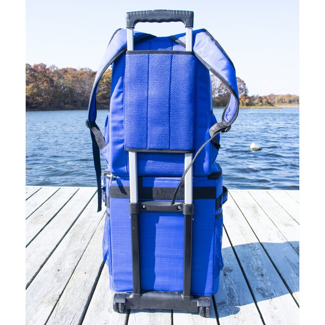 Tommy Bahama 2 Piece Set 40-Quart Wheeled Insulated Backpack Cooler in the  Portable Coolers department at Lowes.com