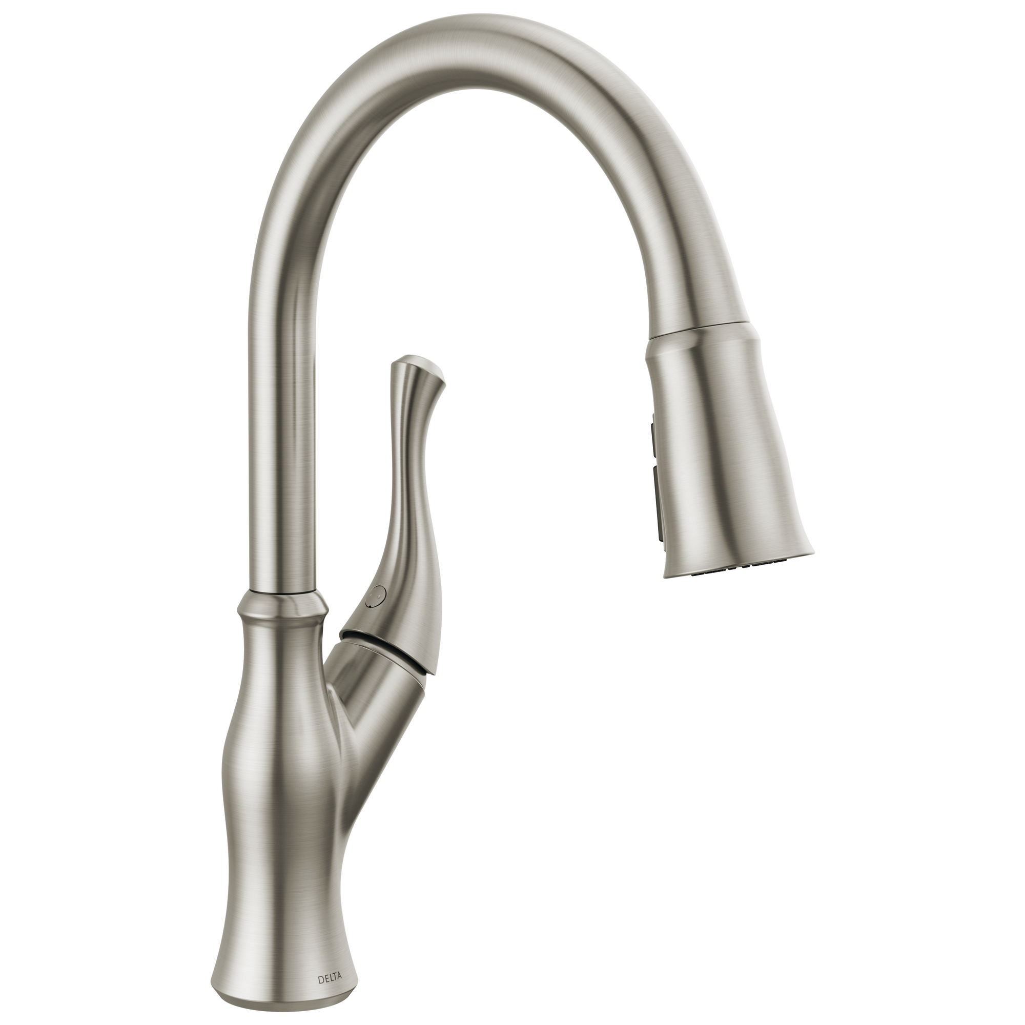 Delta Ophelia Spotshield Stainless Single Handle Deck-mount Pull-down  Handle Kitchen Faucet (Deck Plate Included)