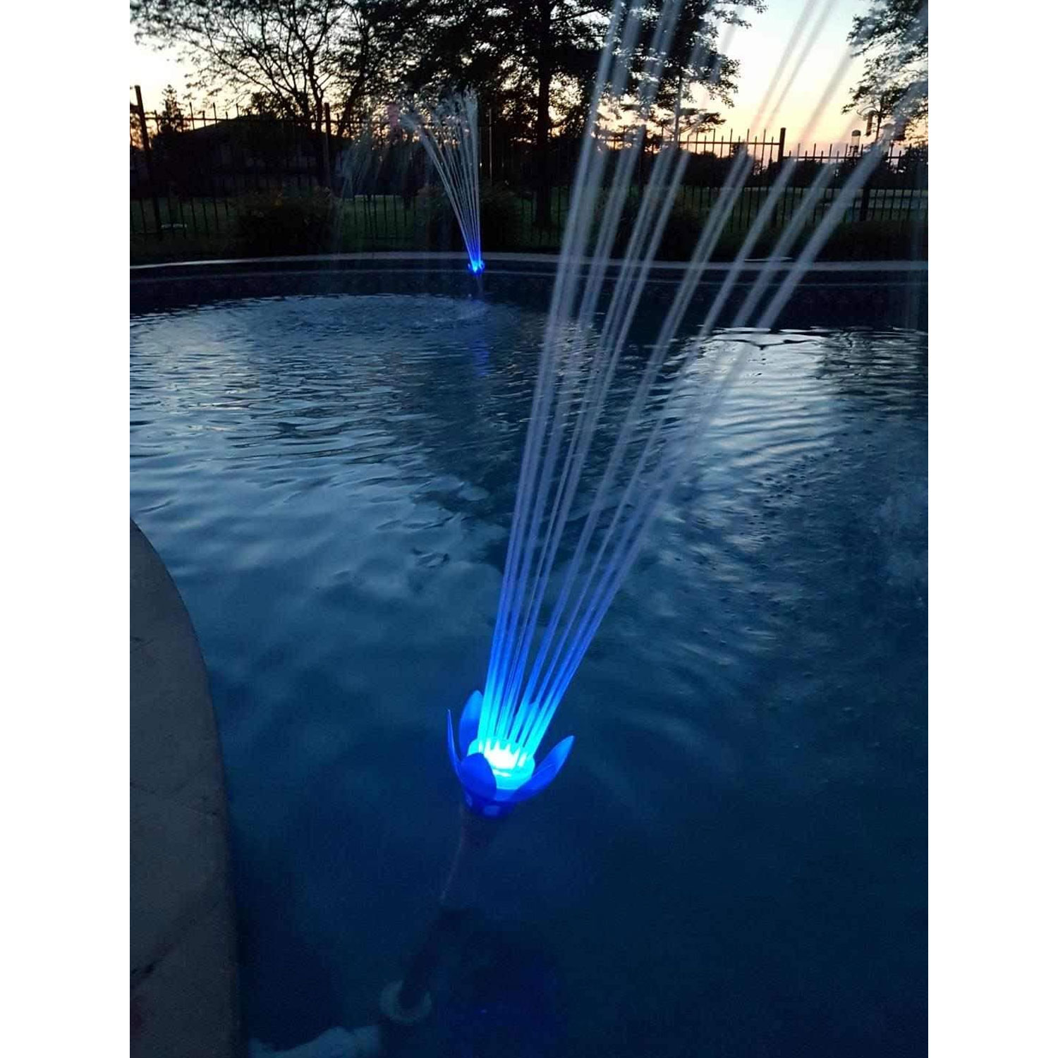 Swimming Pool Fountain Adjustable Waterfall Fountain Cool Temp Water Sp K6V6 Details about   1X 