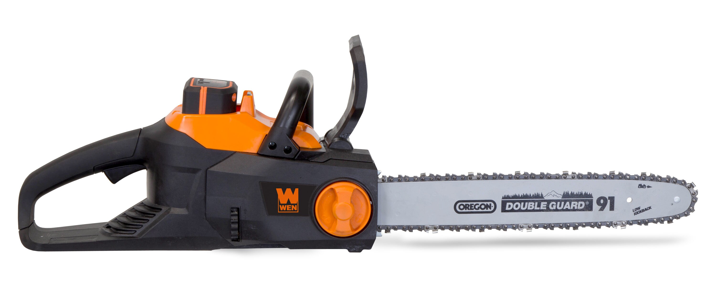WEN 40-volt Max 16-in Brushless Cordless Electric Chainsaw 4 Ah (Battery & Charger Included)