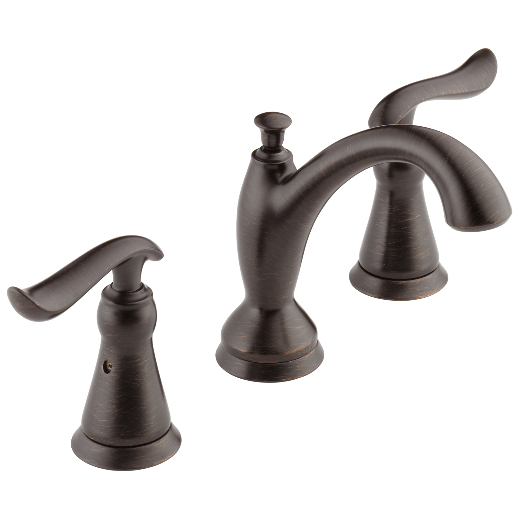 Delta Linden Venetian Bronze 2-handle Widespread WaterSense 