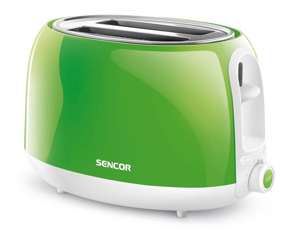 Sencor Electric Toaster 2-Slot 2 Slice Cool Touch Technology Easy Clean New 