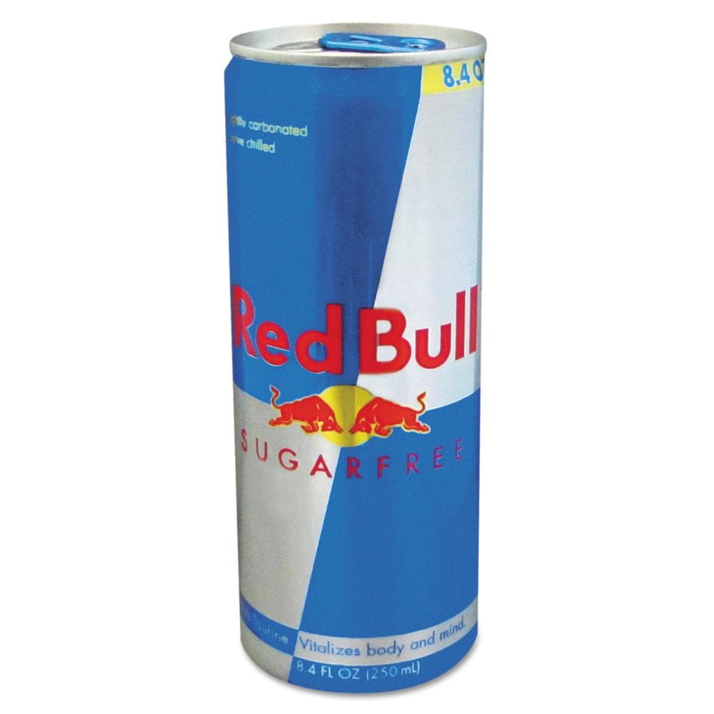 Red Bull Energy Drink, Sugar-Free, 8.4 oz Can, 24/Carton in the Drinks department at Lowes.com