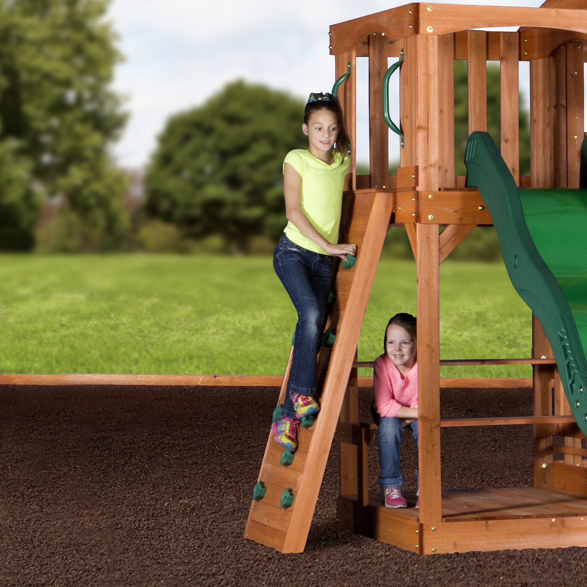 backyard discovery malibu wooden swing set