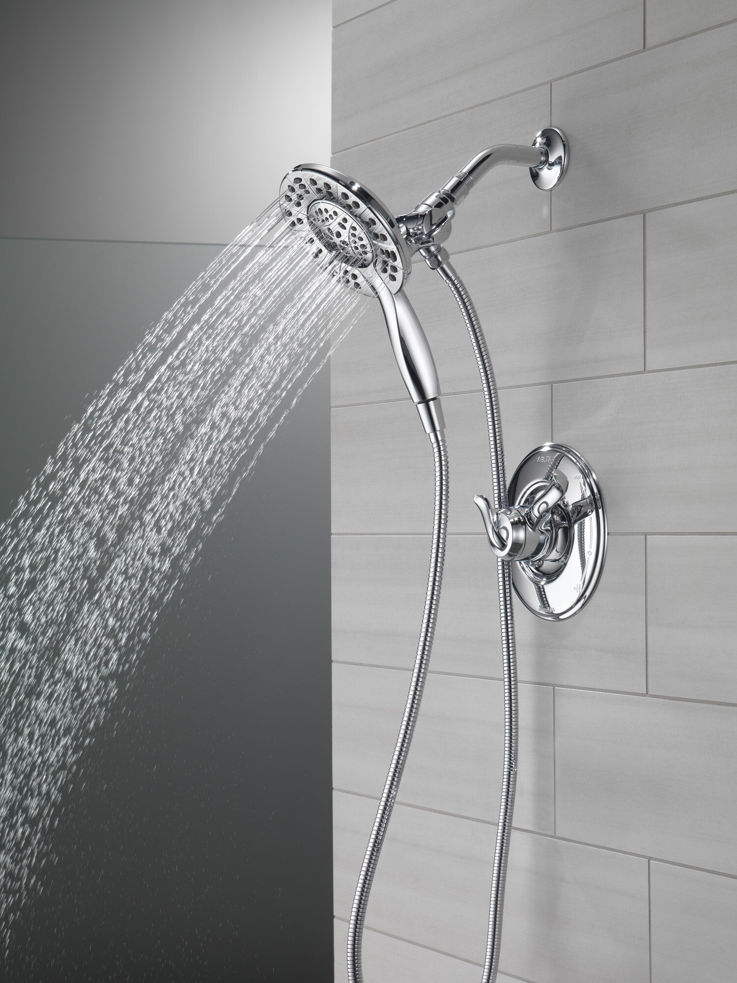 Delta Linden Chrome 1-Handle Shower Faucet
