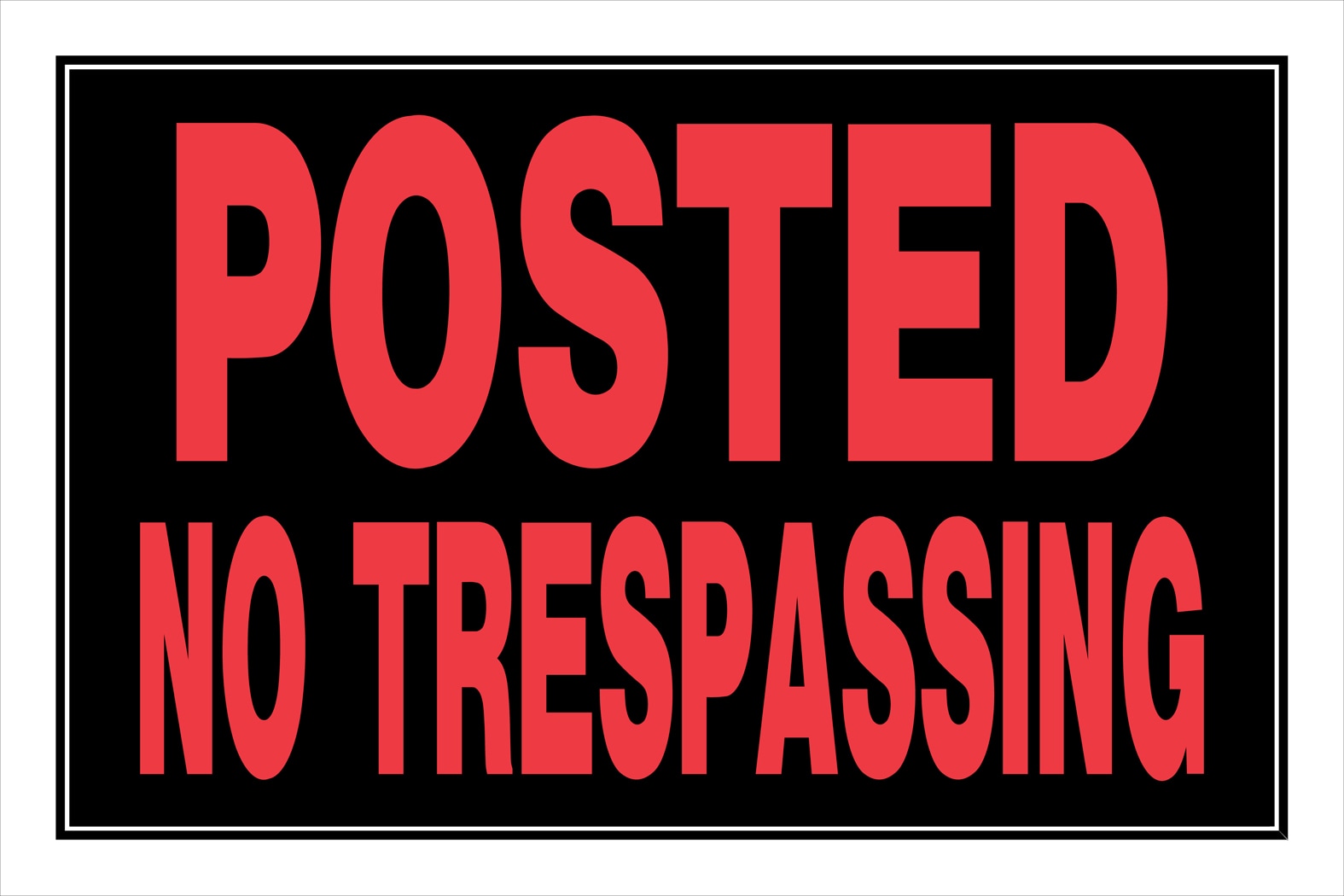 8 Private Property No Trespassing Sign 9 X 12 Inch for sale online 