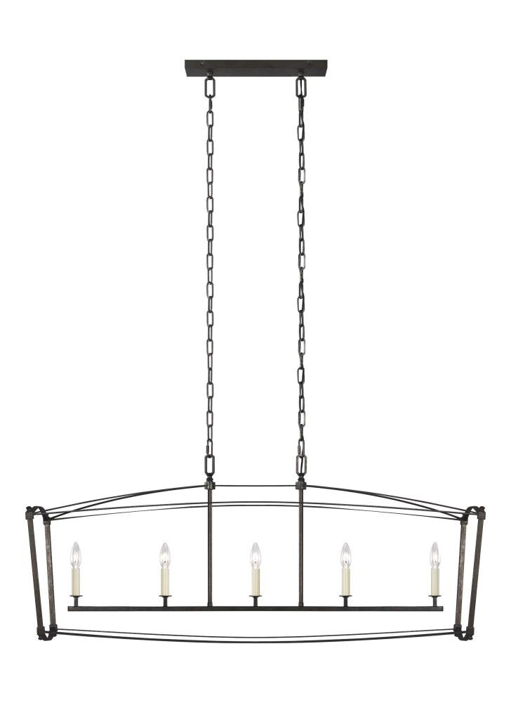 thayer 5 light linear chandelier