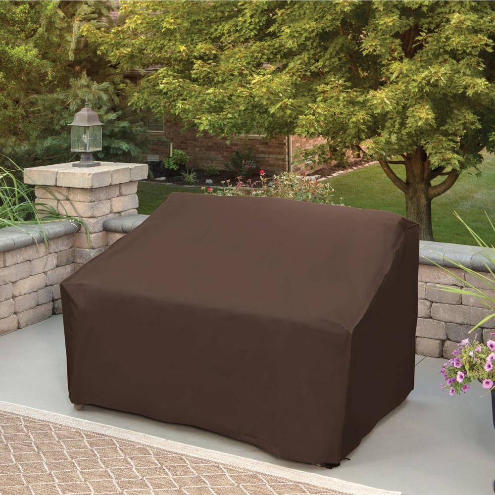 NEW Details about   Elemental Dark Brown Premium Polyester Outdoor Furniture Set Cover 