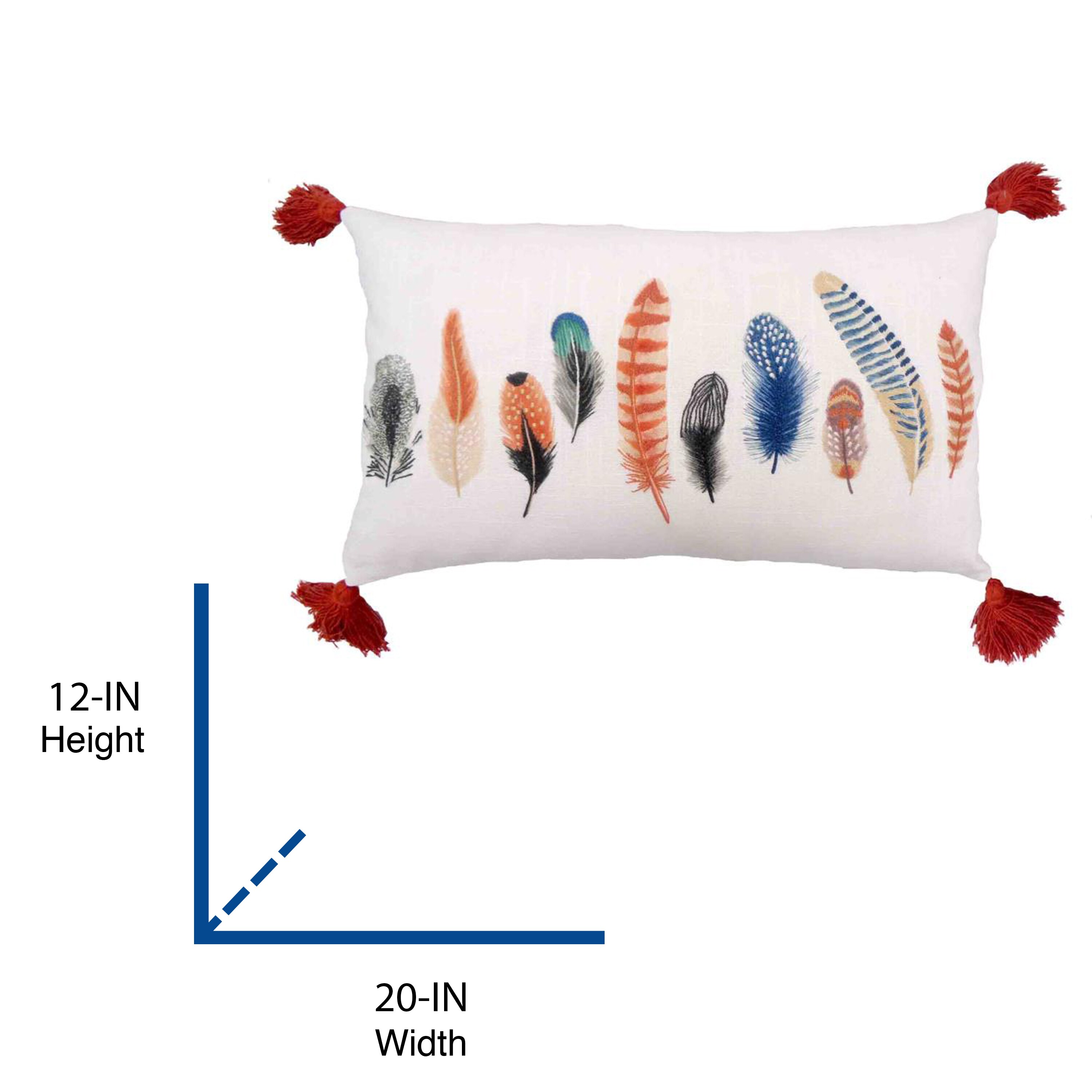 oblong couch pillows