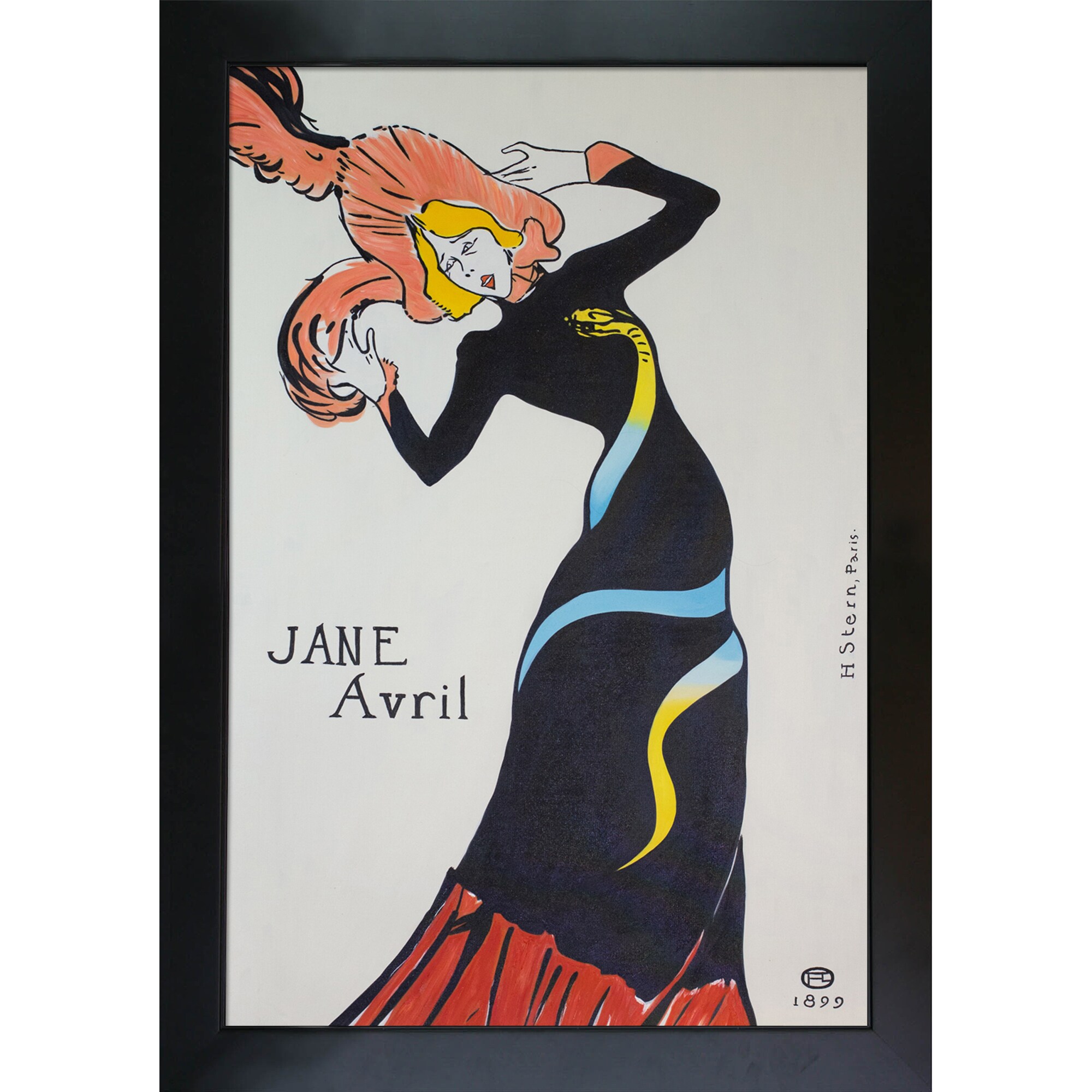 H Jane Avril Stern Paris 1899 