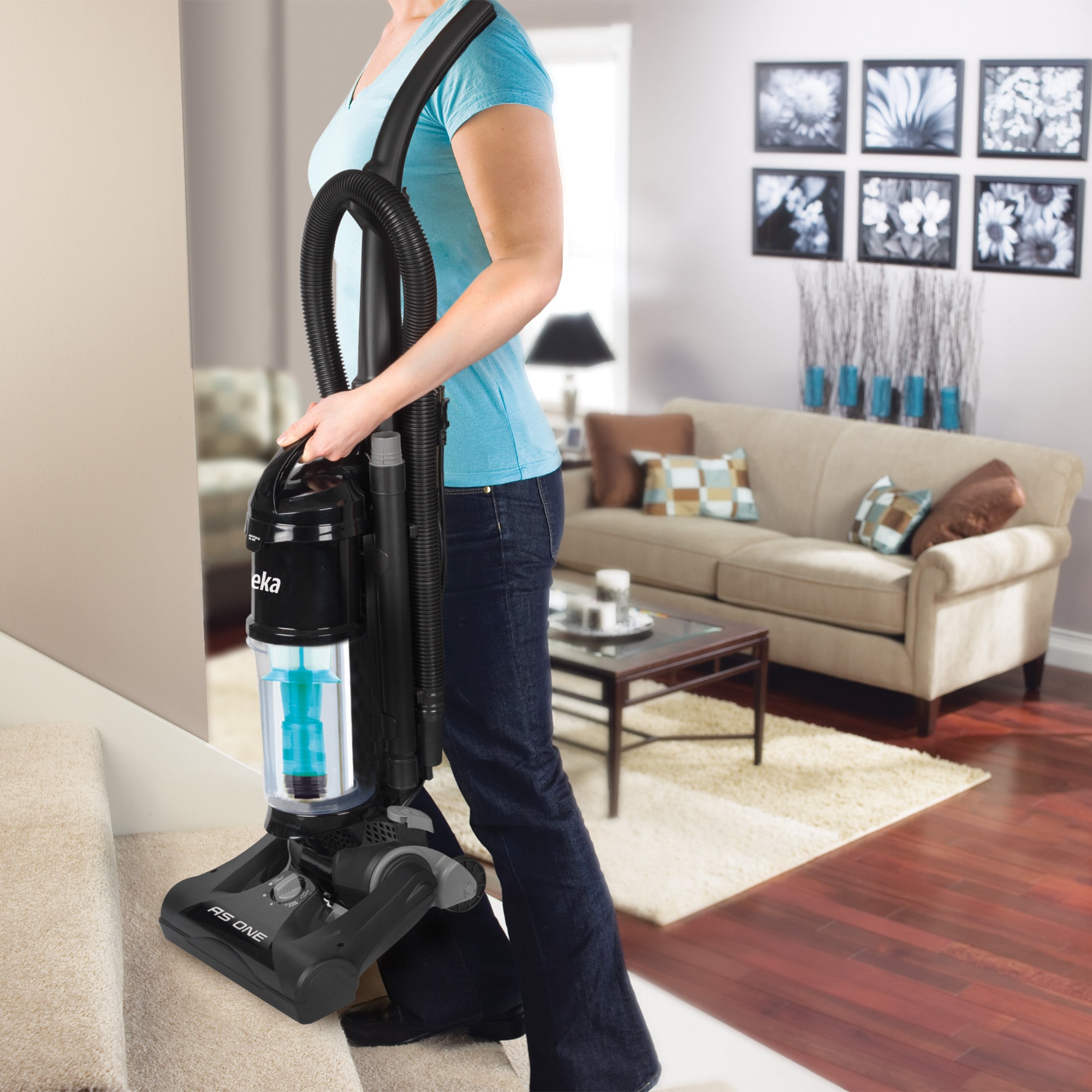 Corded Clean Carpet NEW Blue AS2113A Eureka AS ONE Bagless Upright Vacuum 