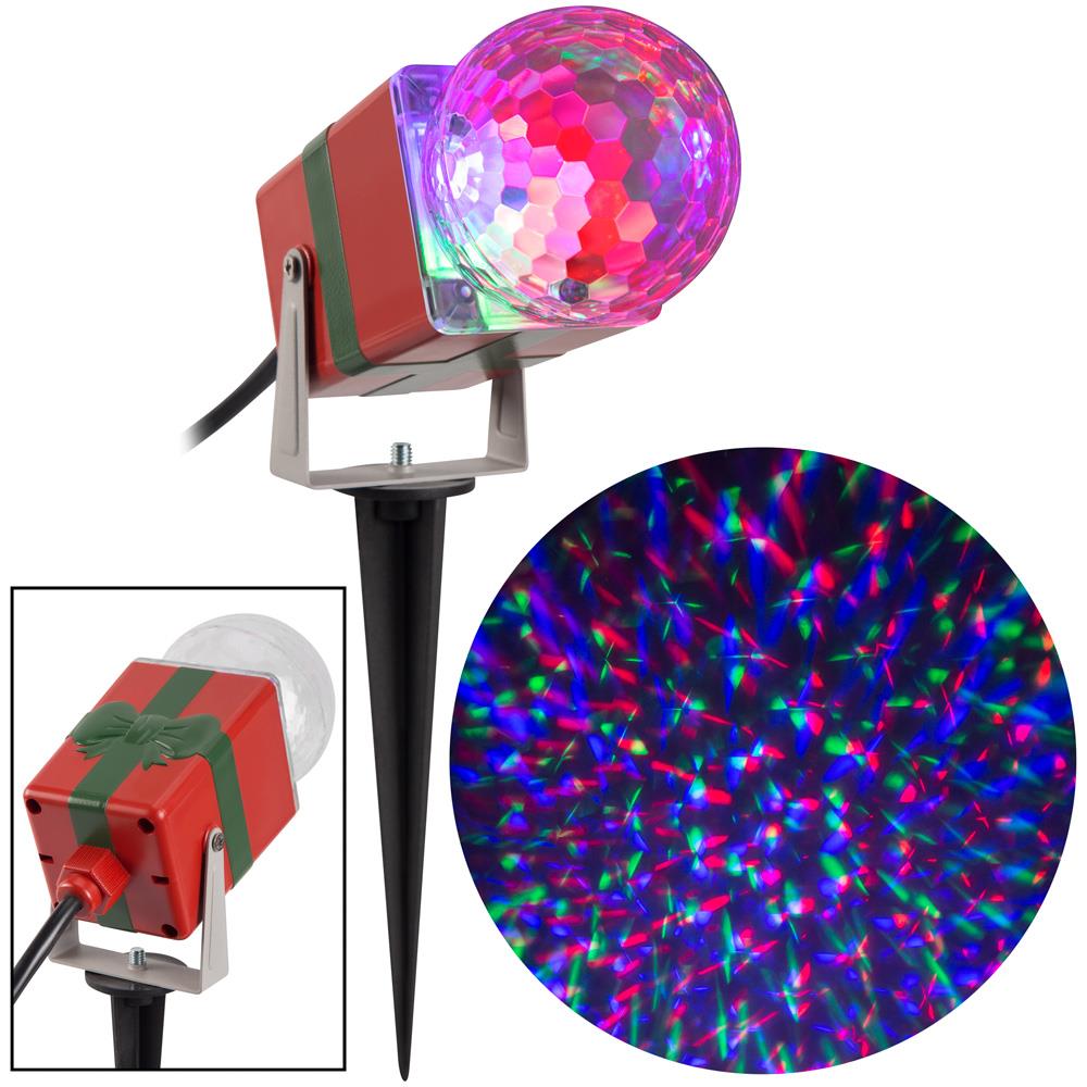 Christmas Holiday LED Lightshow Projection Kaleidoscope RED GREEN BLUE GEMMY 