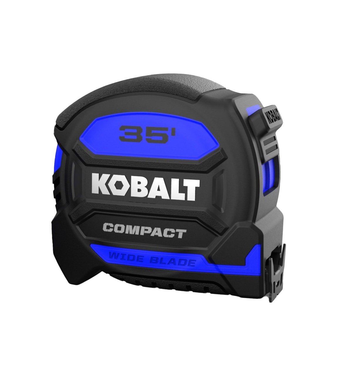 Kobalt 35-ft Tape Measure Wide Blade Measuring Hand Tool High Visibility Color 
