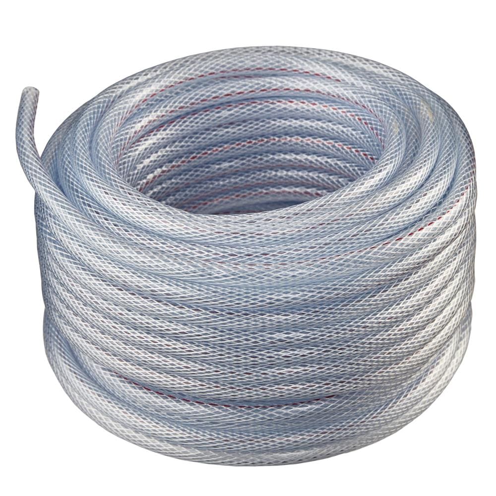 Low Pressure 1" Bore Clear Reinforced Braided Kink Resistant Hose 