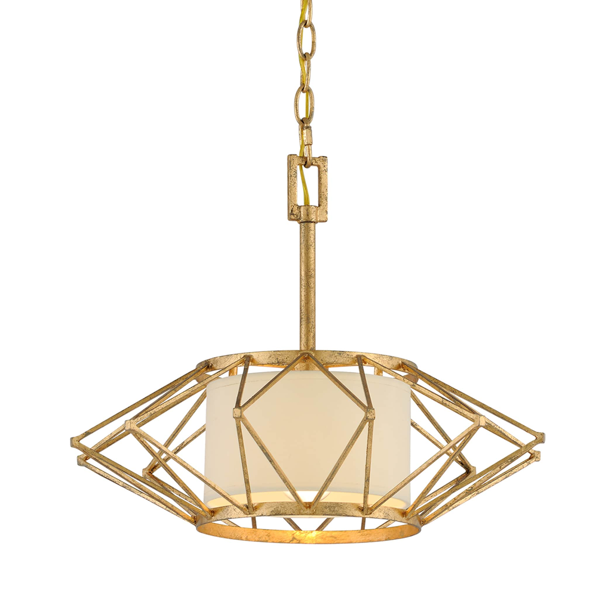 rustic gold pendant light