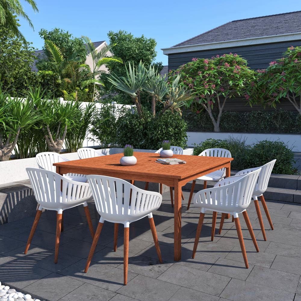 eucalyptus patio dining set