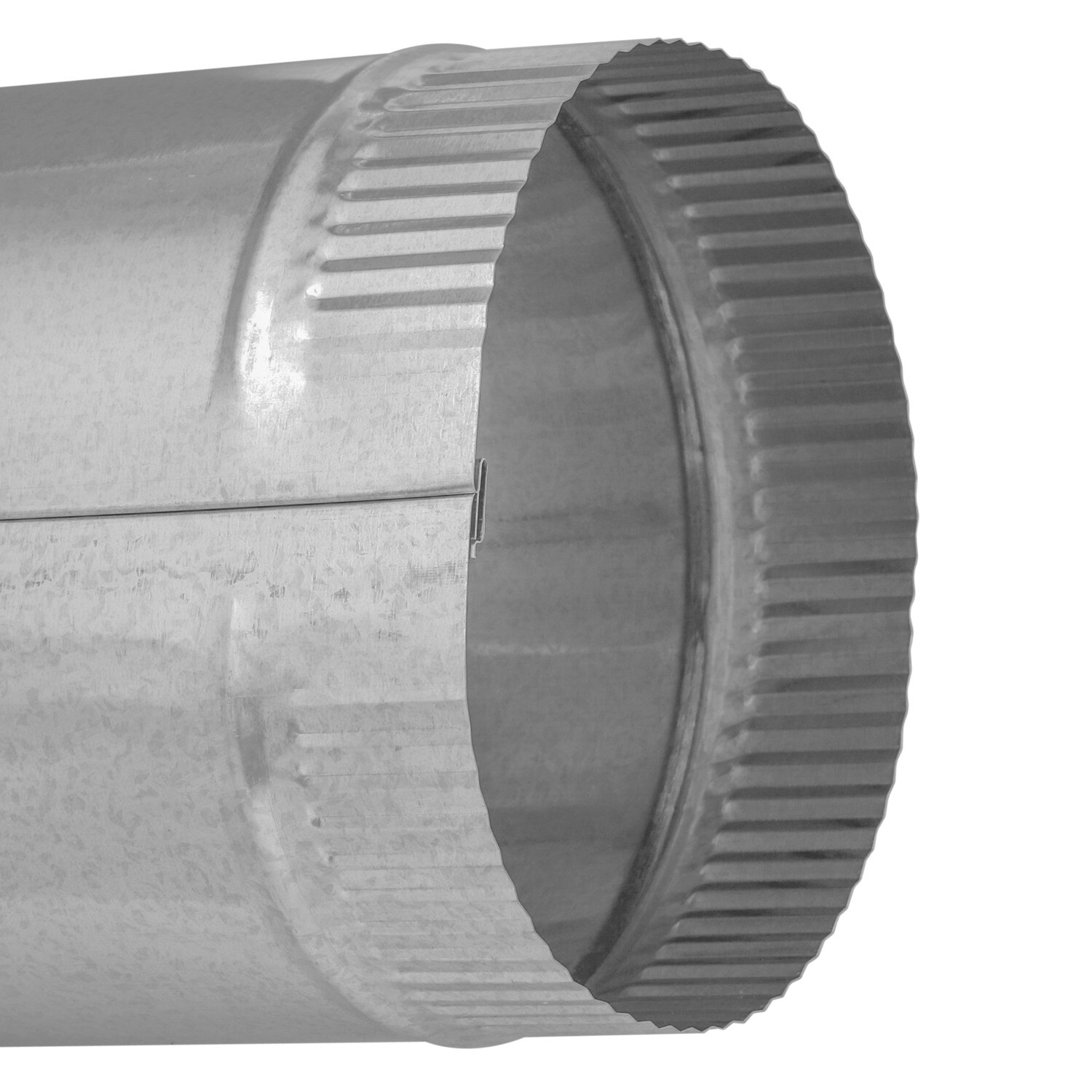 Made in USA 10" ID Galvanized Round Pipe 24" Long 26 Gage 