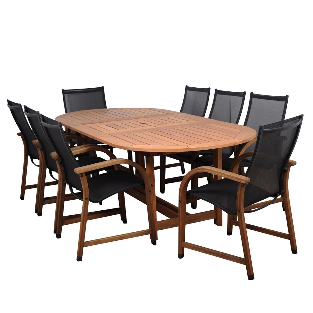 amazonia 9 piece dining set