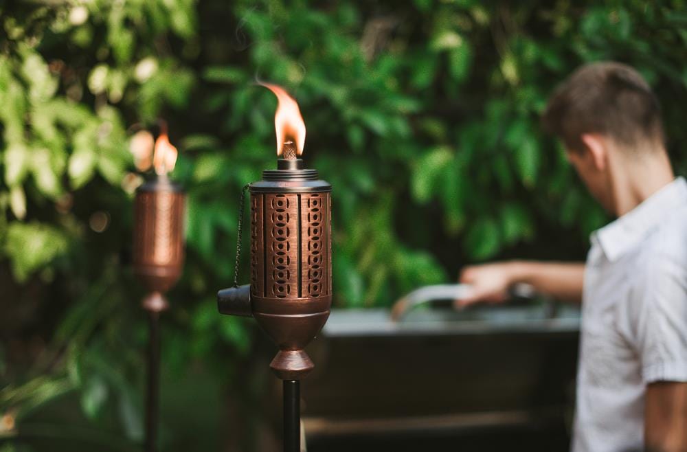 Copper TIKI Brand 65-Inch Cabos Metal Torch