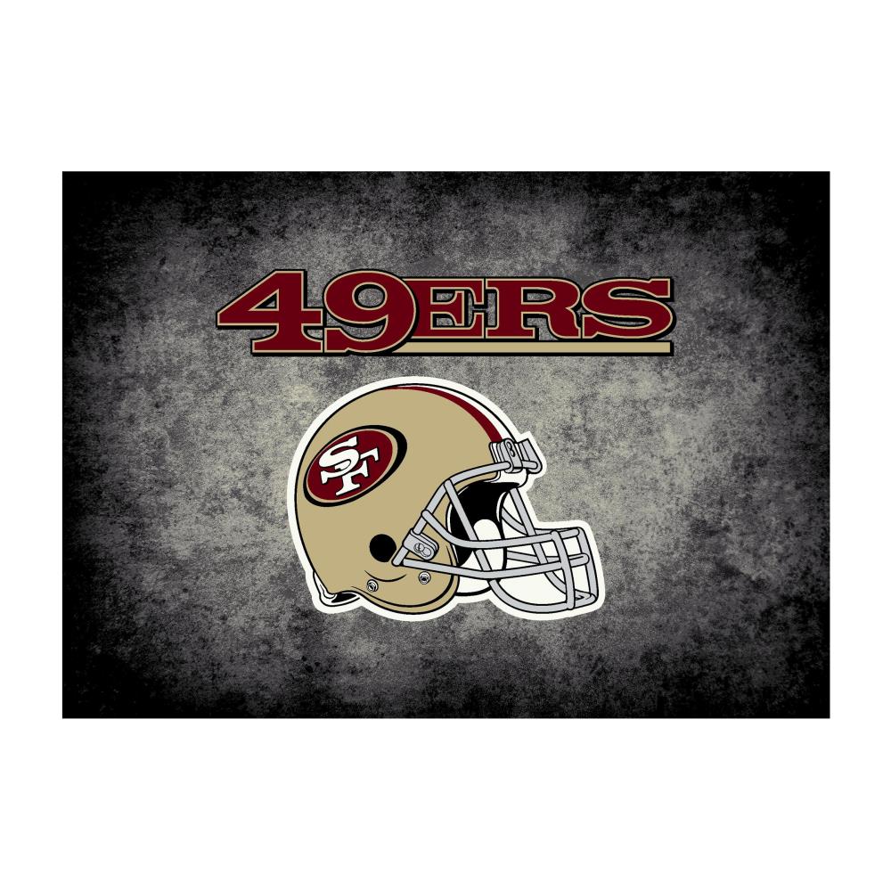 San Francisco 49ers Helmet Canvas Print / Canvas Art by James Sayer - Pixels