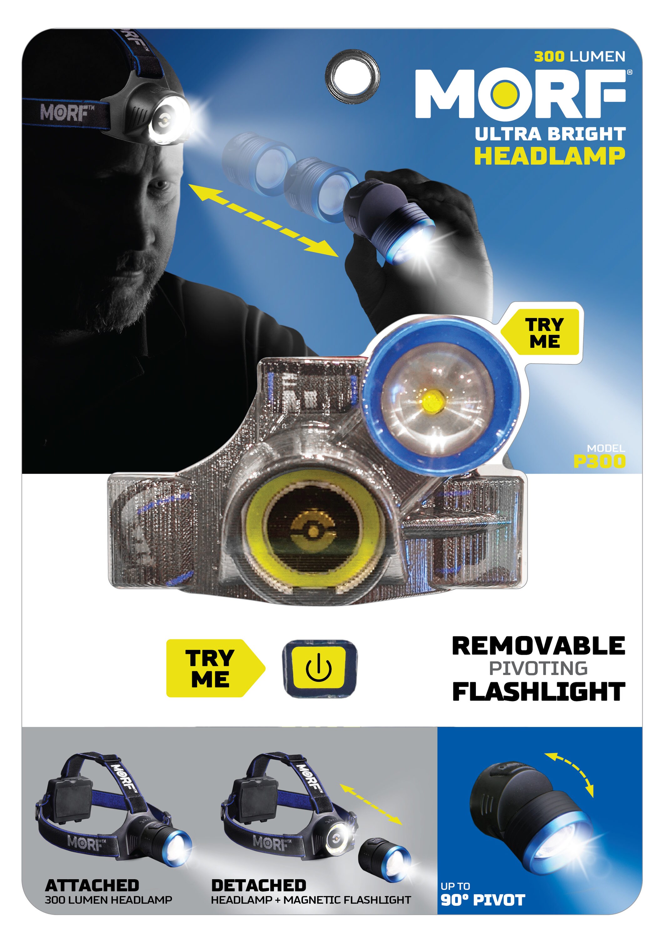 police security flashlight headlamp Off 76%