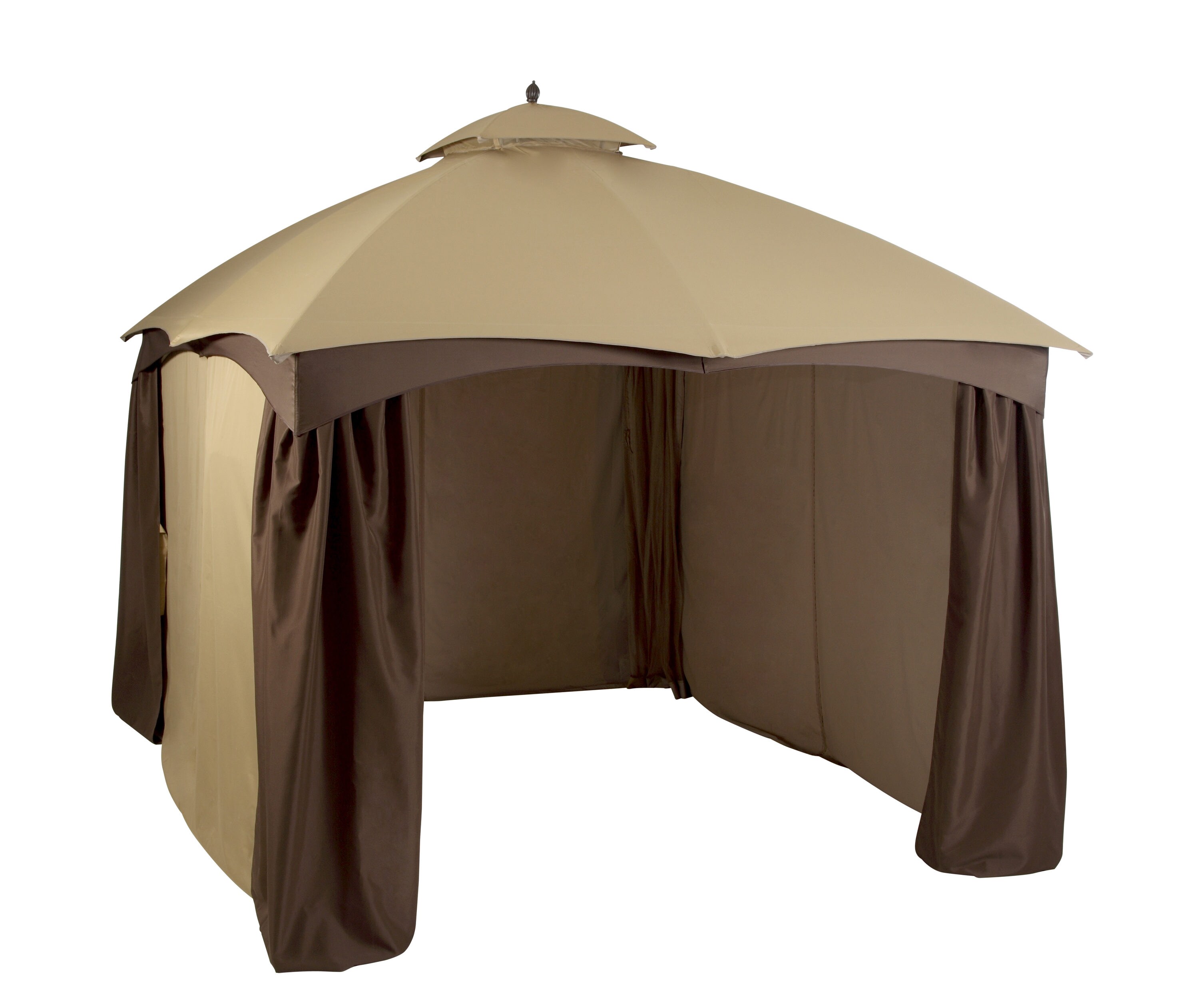 Details about   Outdoor Gazebo Top Canopy Replacement Tent For Lowes Allen Roth 10 X 12"  Beige