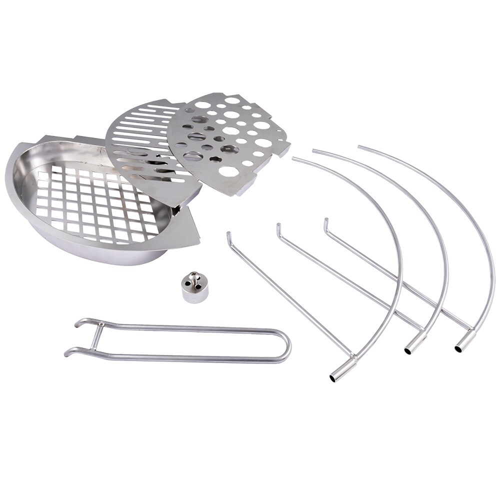 Grate Kit Fits Bronco Drum Smoker Stainless Steel Char-Broil 3-Pc 