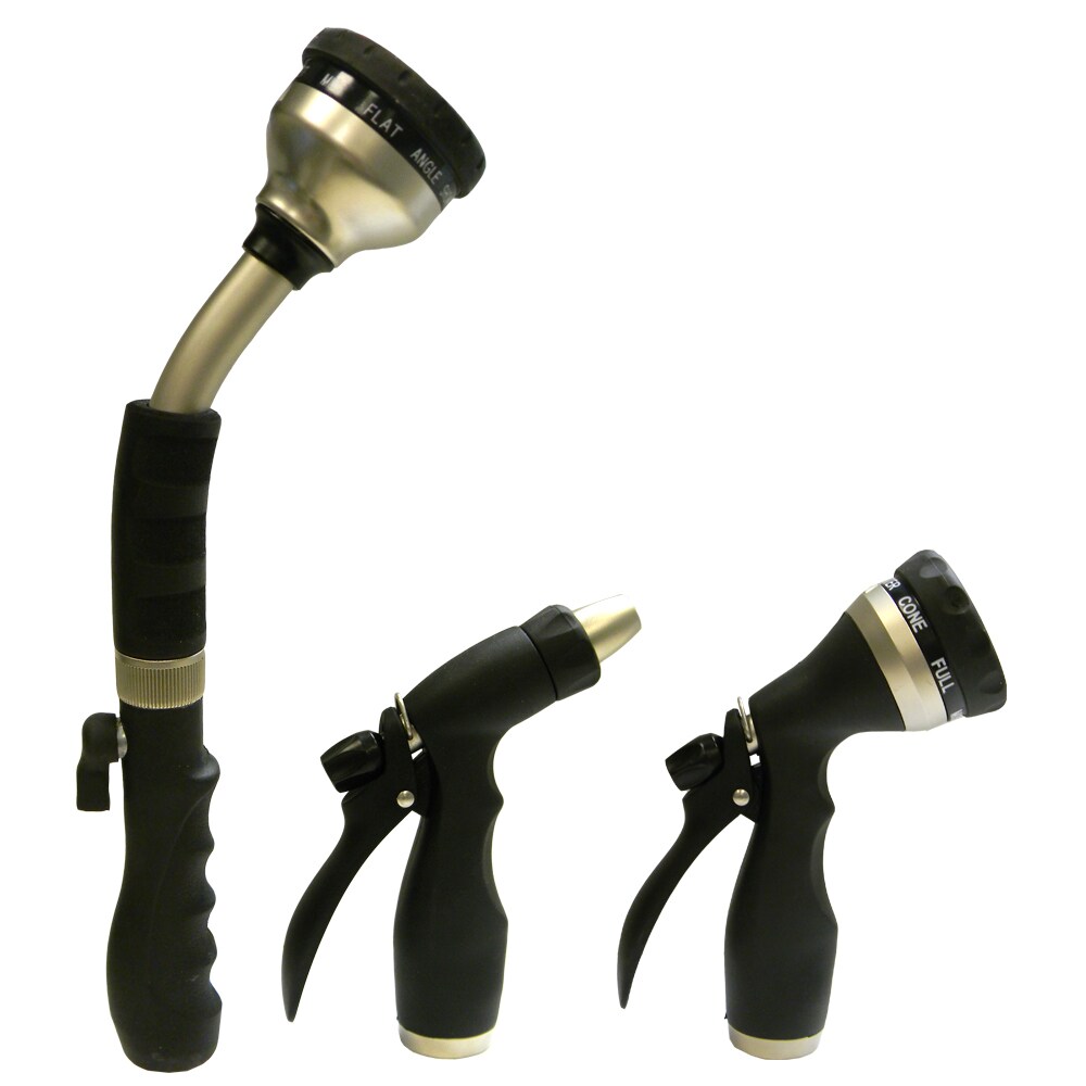 Orbit Garden Hose Metal Nozzles High Flow Thumb Trigger Adjustable 2 New Pair 