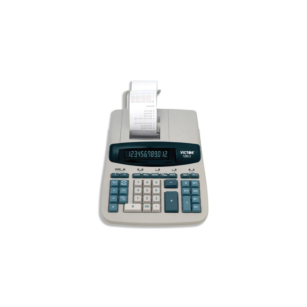 Adding Machine Calculator Victor 1260-3 Printing 