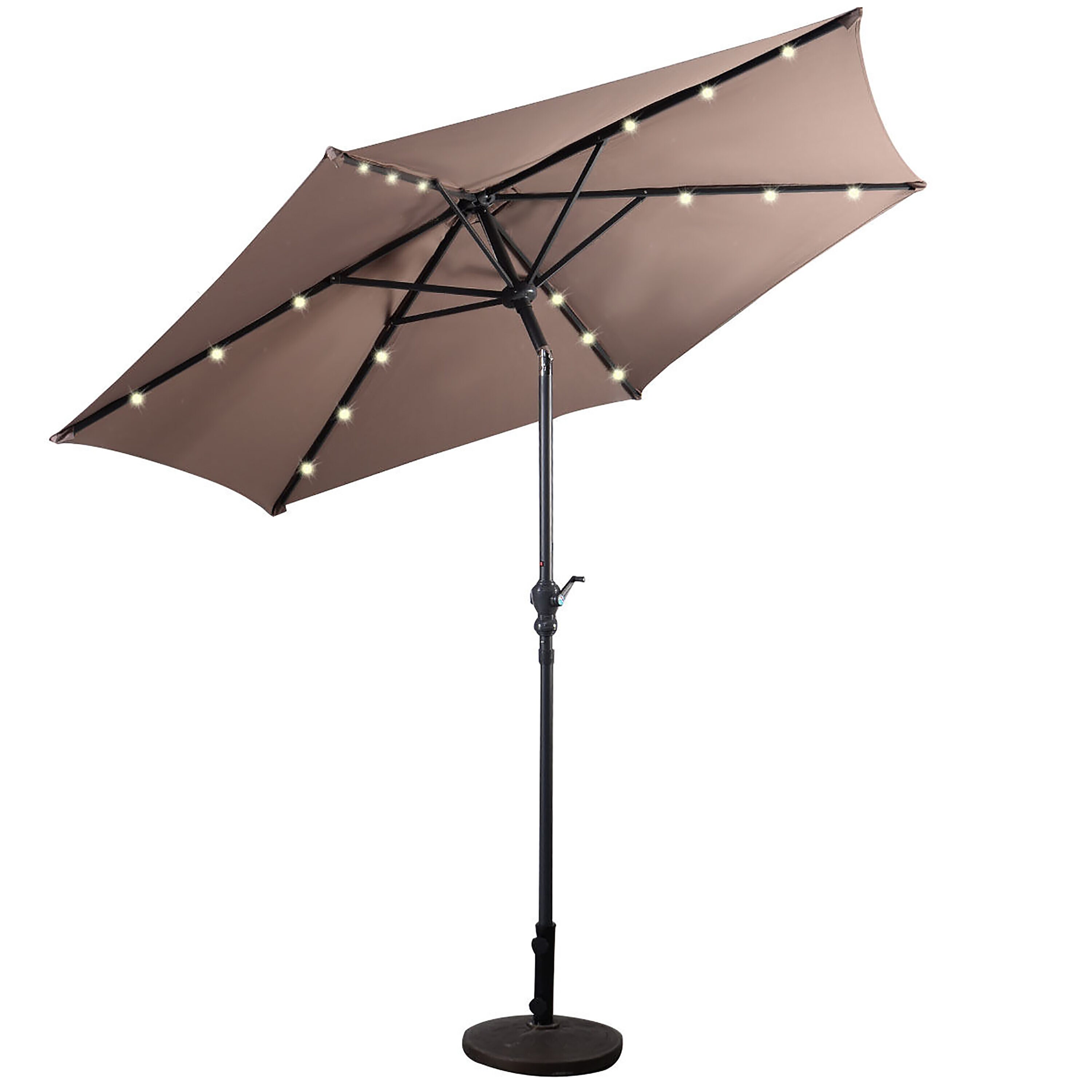 goplus solar powered umbrella