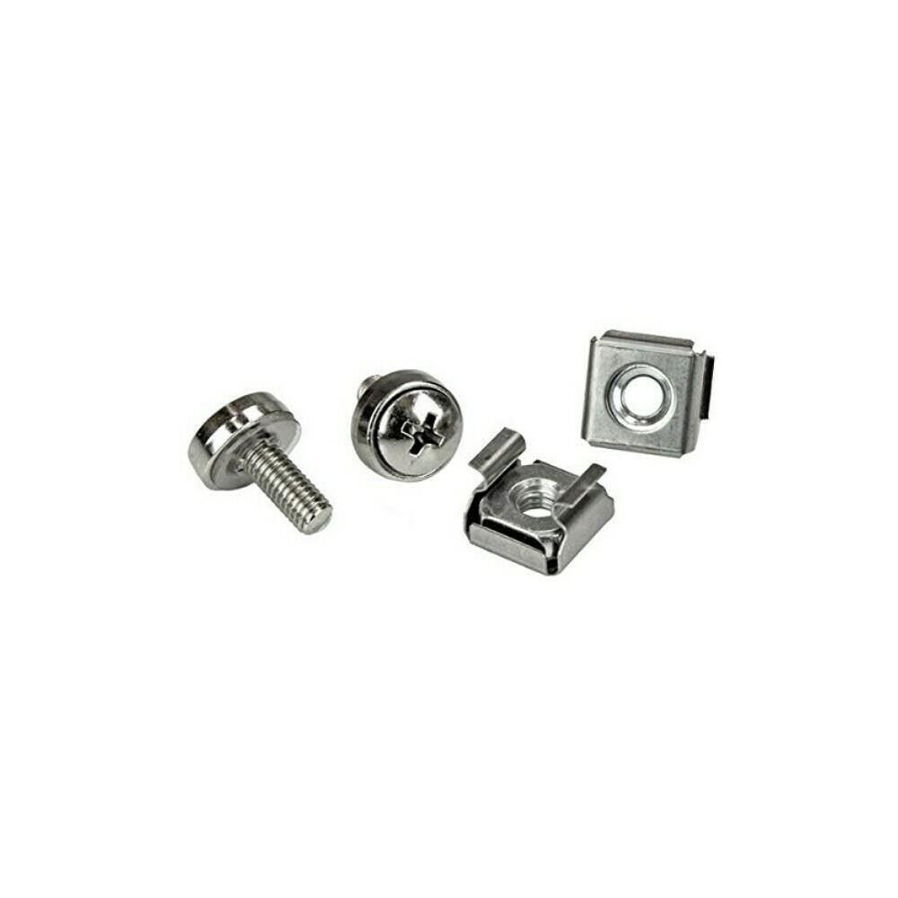 M6 CAGE NUT ASSORTED KIT WITH SCREWS AND DELUXE HAND TOOL FOR INSERTION/REMOVAL 