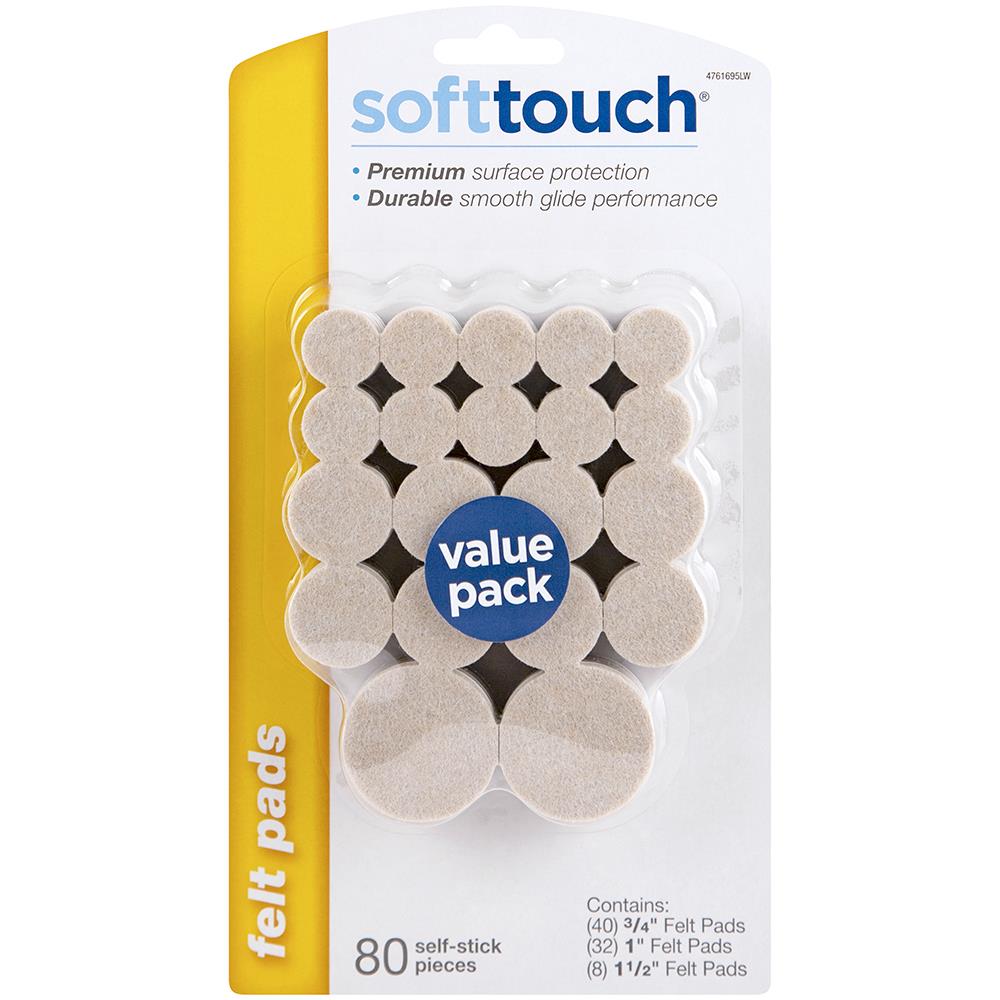 analogy Tear Cater SoftTouch 80-Pack Assorted Oatmeal in the Felt Pads department at Lowes.com