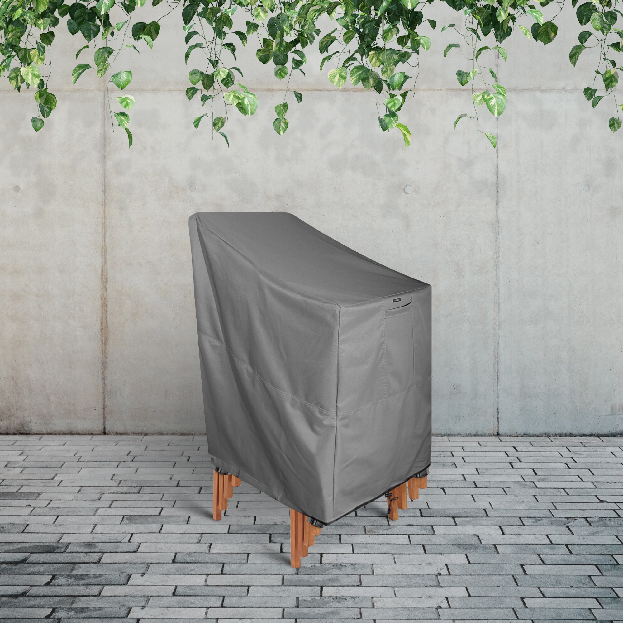 FreePost 125cm H 70cm W 90 Deep; Premium Aluminium Chair Stack Cover; 400gsm 