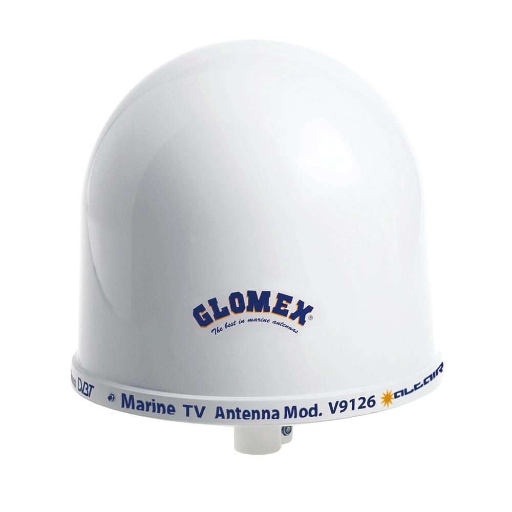 Glomex Marine Antennas V9126AGC 10 in. Dome TV Antenna with Auto 