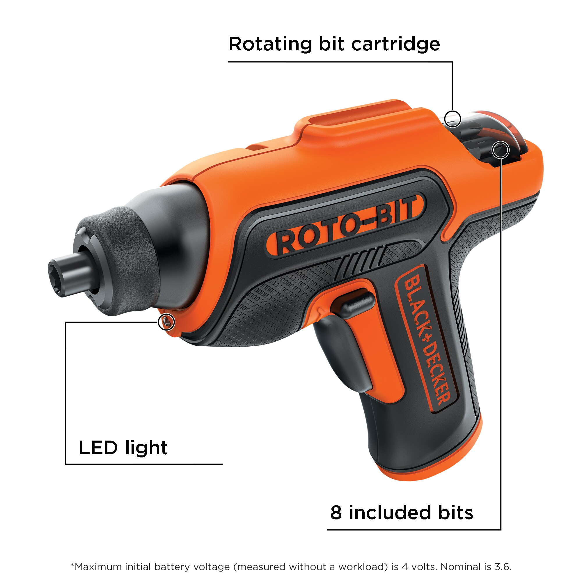 Mini Portable Electric Screwdriver Cordless Battery Power with Multi 20 Bits 
