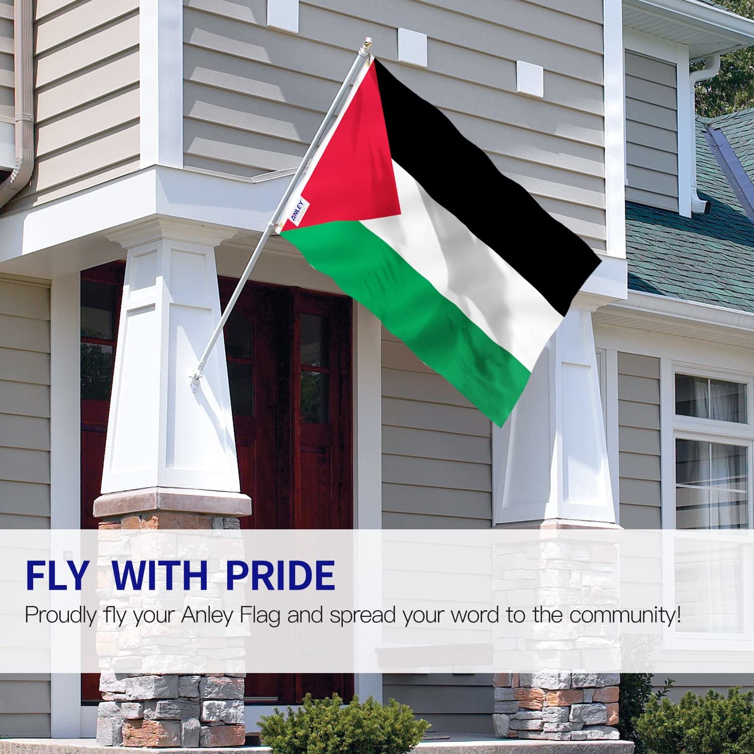 Details about   National Flag Palestinian Flag 3X2FT 5X3FT 6X4FT 8X5FT 100D Polyester Banner 