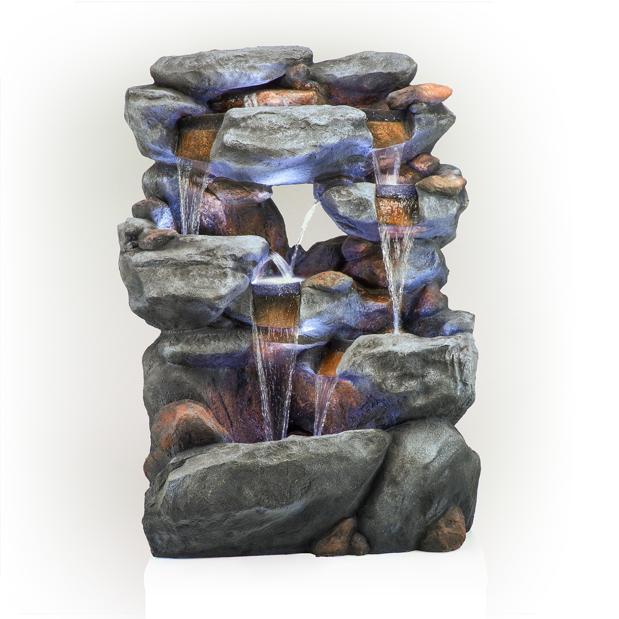 Ashland Indoor Water Fountain Waterfall Feature LED Light for sale online
