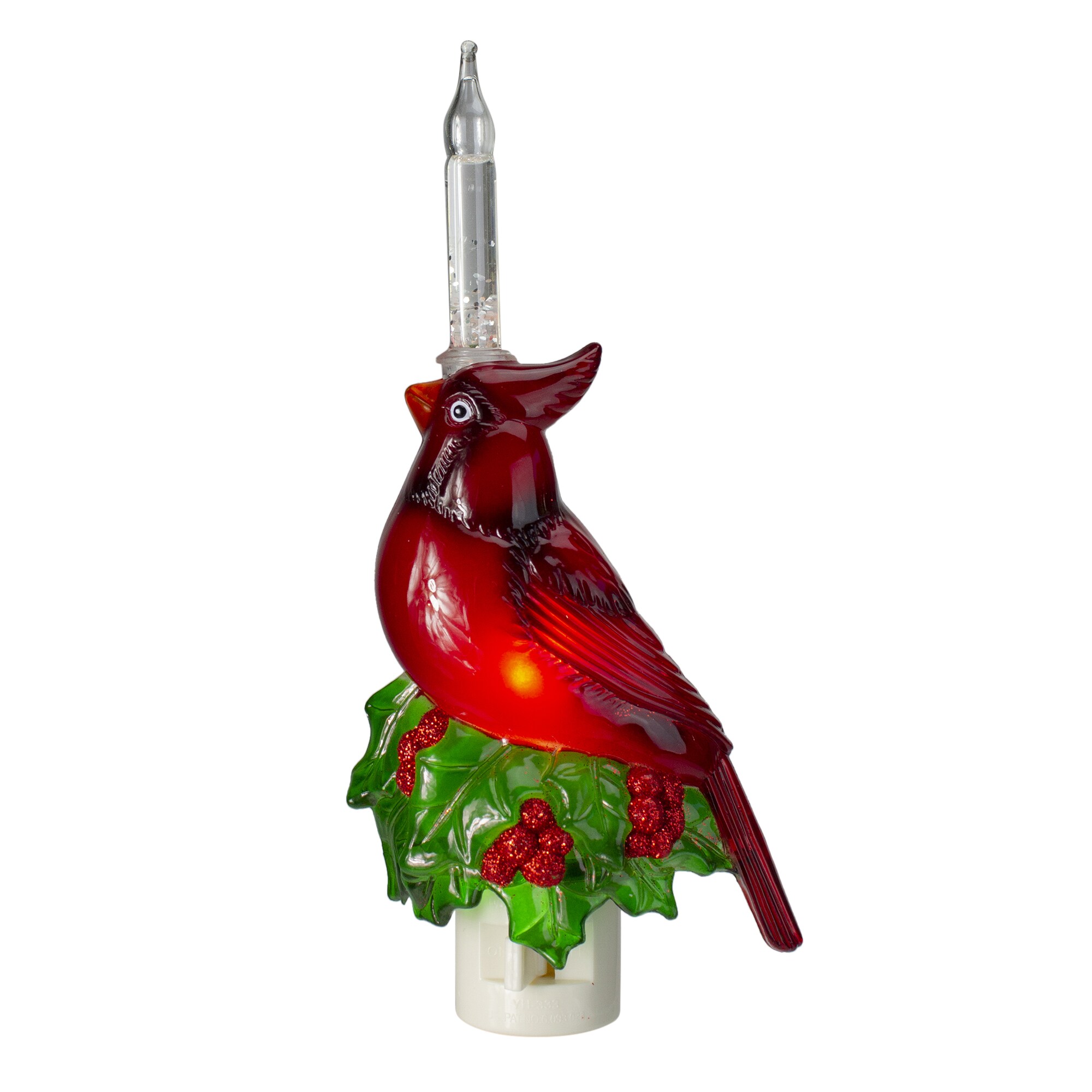 red cardinal night light