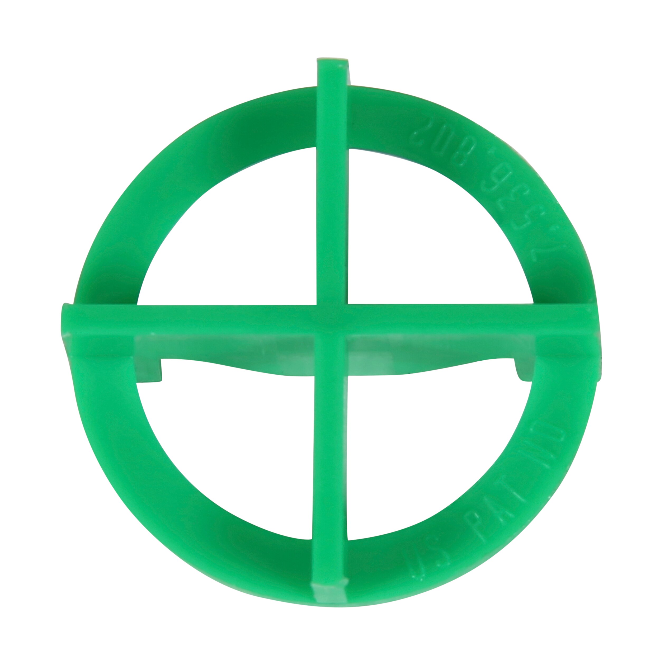 100 Circular rOund TILE SPACERS 1/16" 1.5 mm 2 sided GREEN Plastic TAVY 1002 